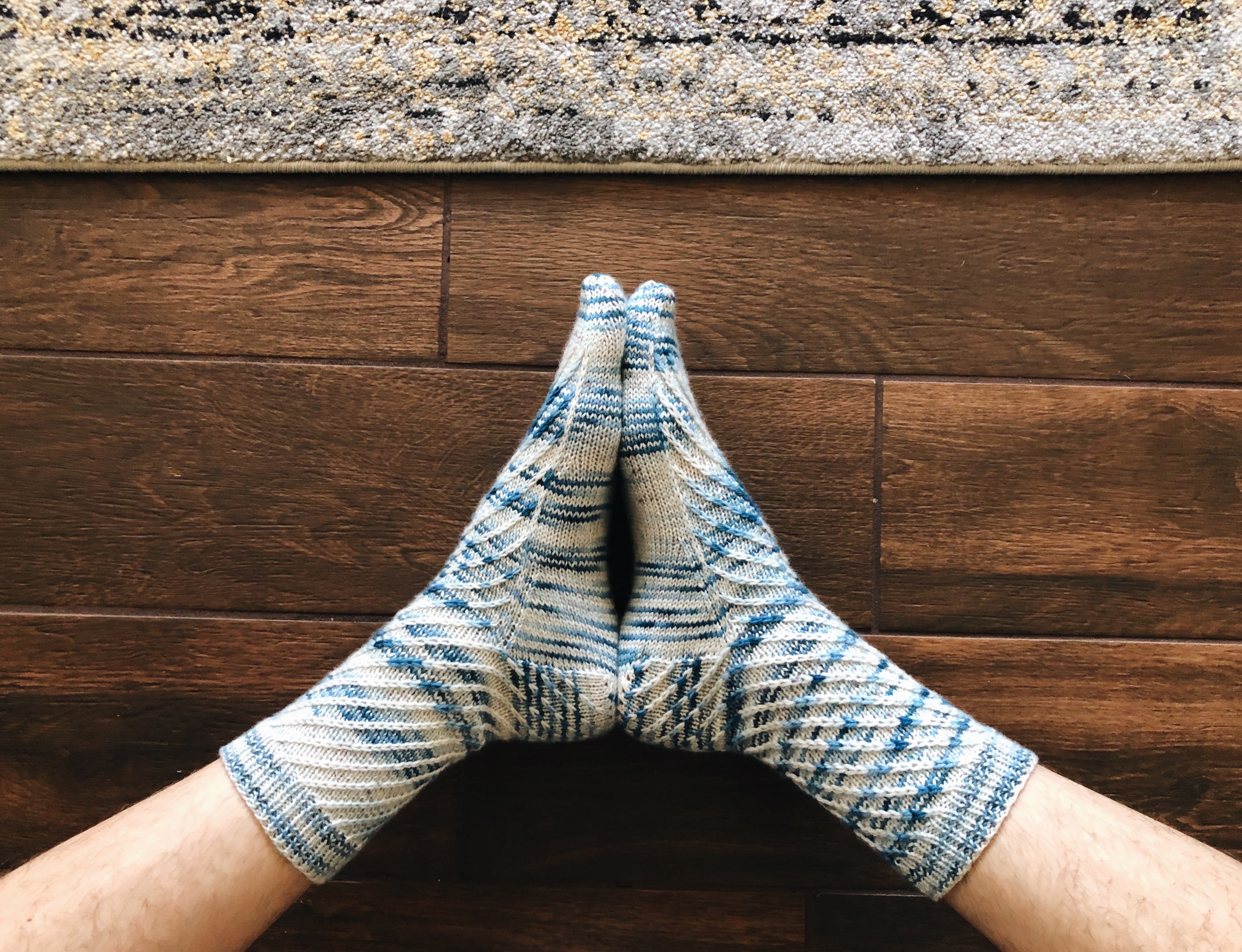 Refracted Socks Knitting Pattern