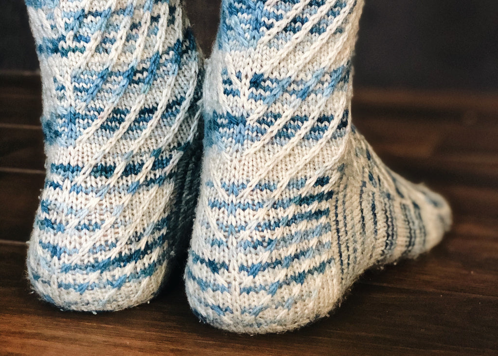 Refracted Socks Knitting Pattern