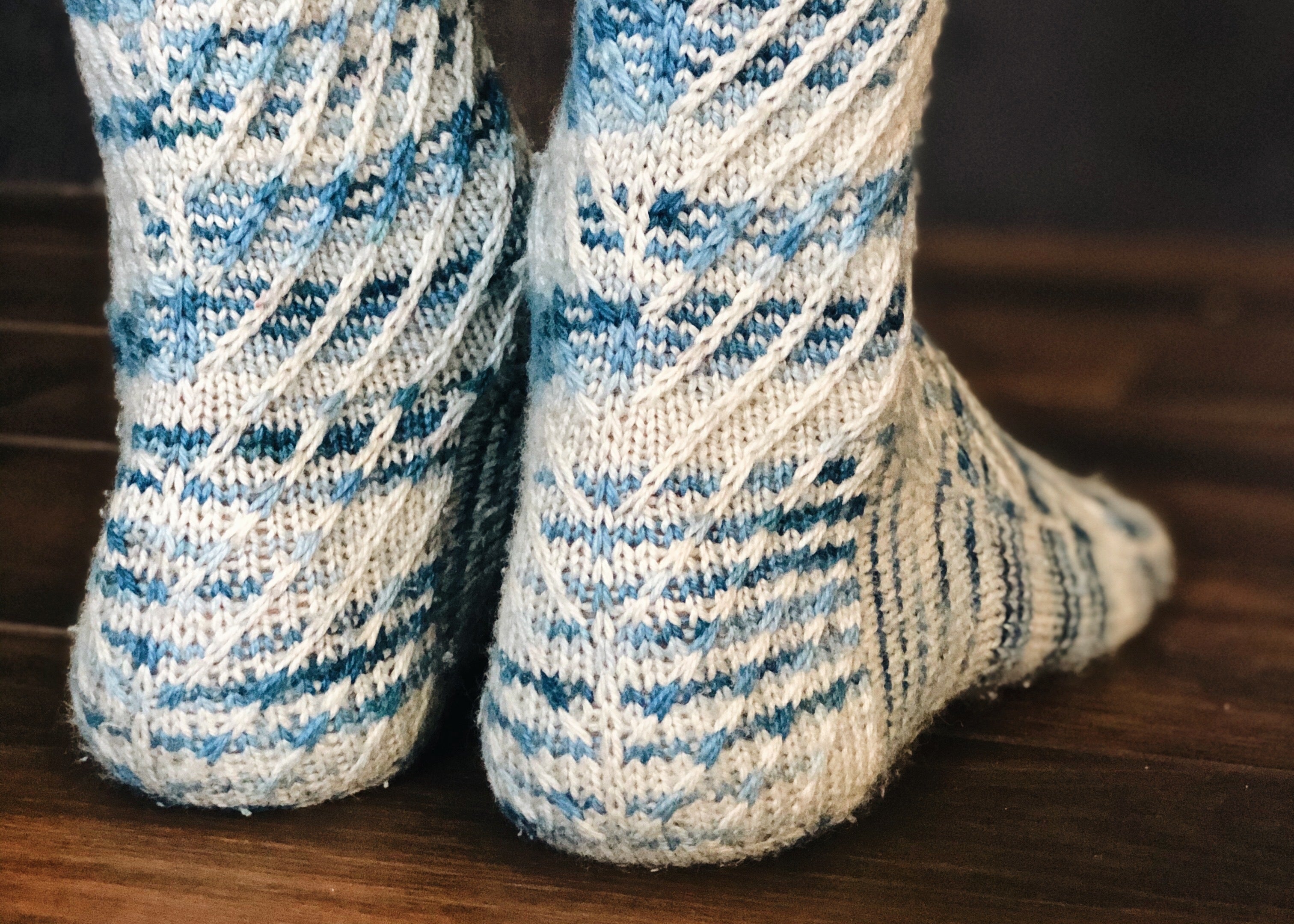 Refracted Socks Knitting Pattern