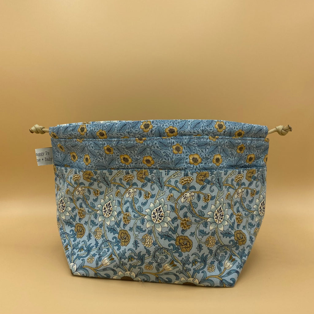 Limited Edition William Morris Print Drawstring Project Bag - Mini