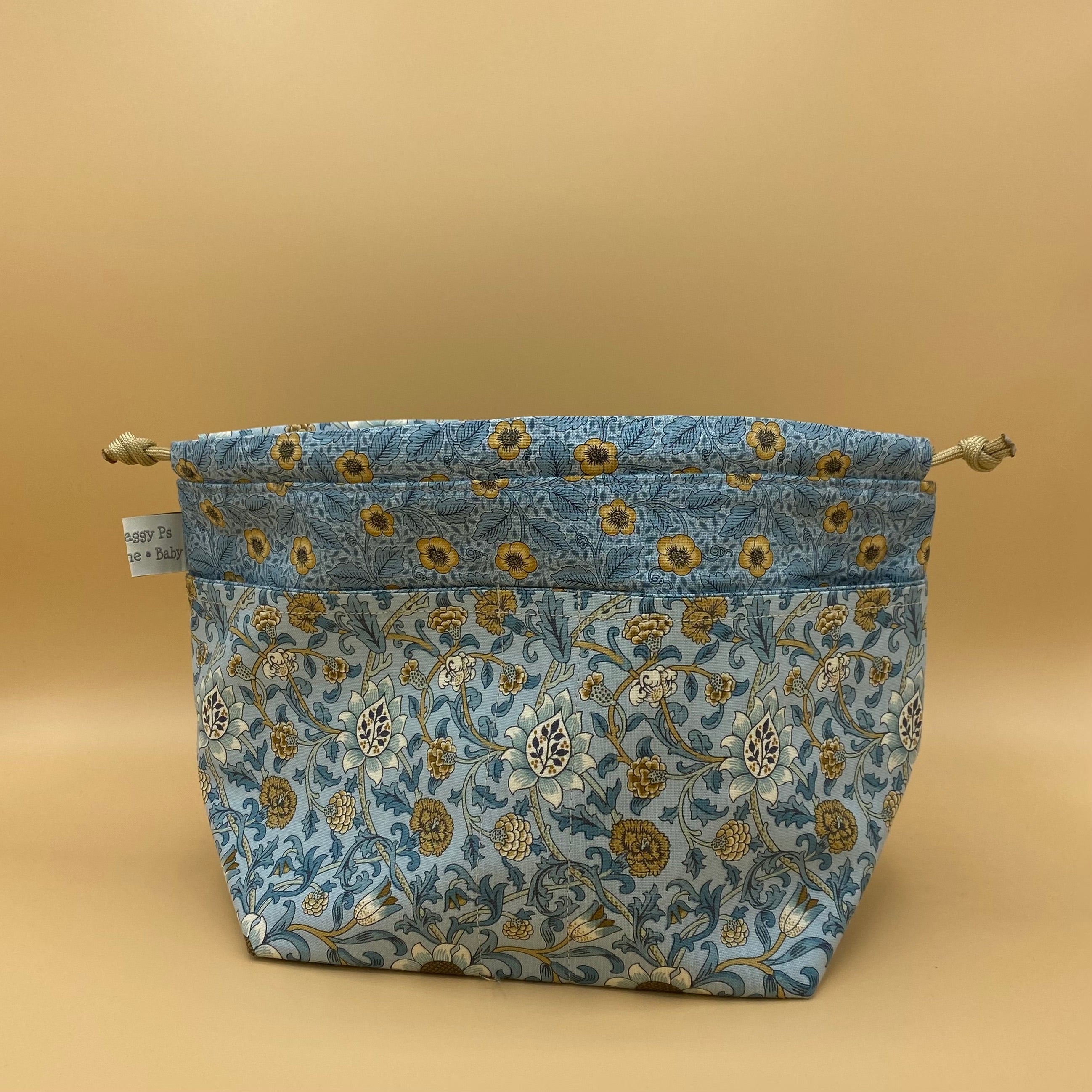 Limited Edition William Morris Print Drawstring Project Bag - Mini