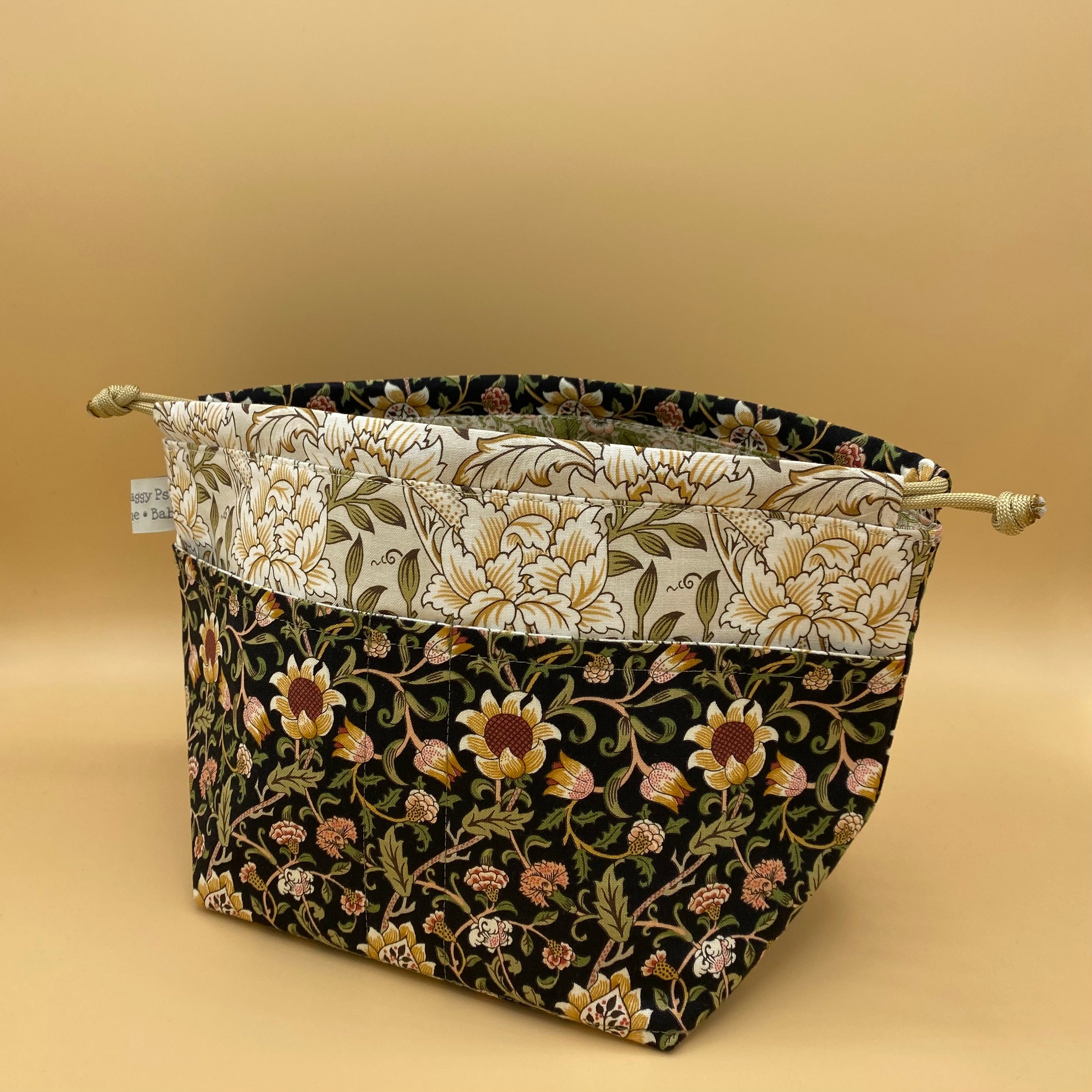 Limited Edition William Morris Print Drawstring Project Bag - Mini