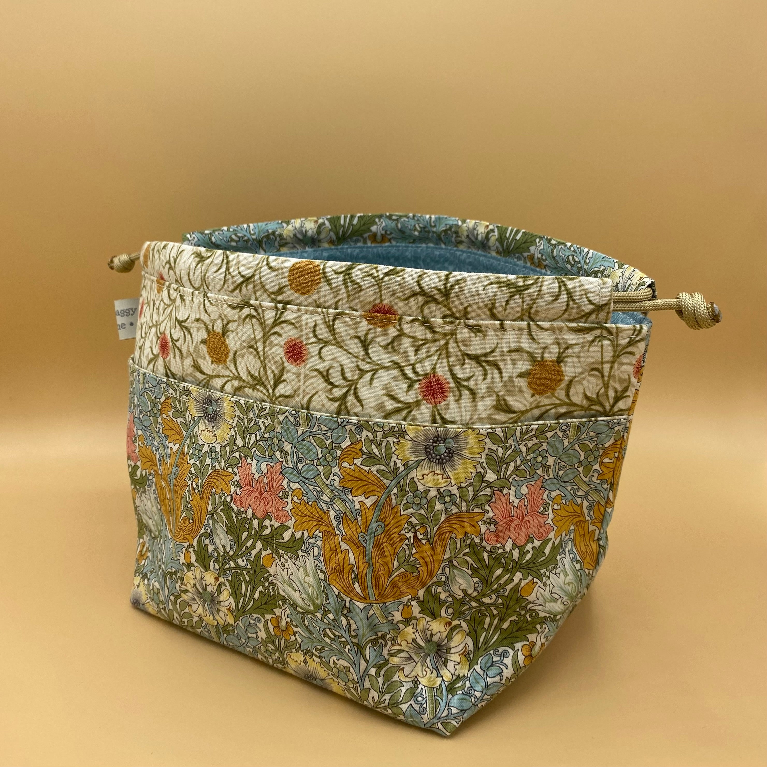 Limited Edition William Morris Print Drawstring Project Bag - Mini