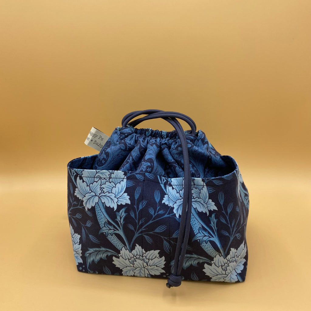 Limited Edition William Morris Print Drawstring Project Bag - Mini