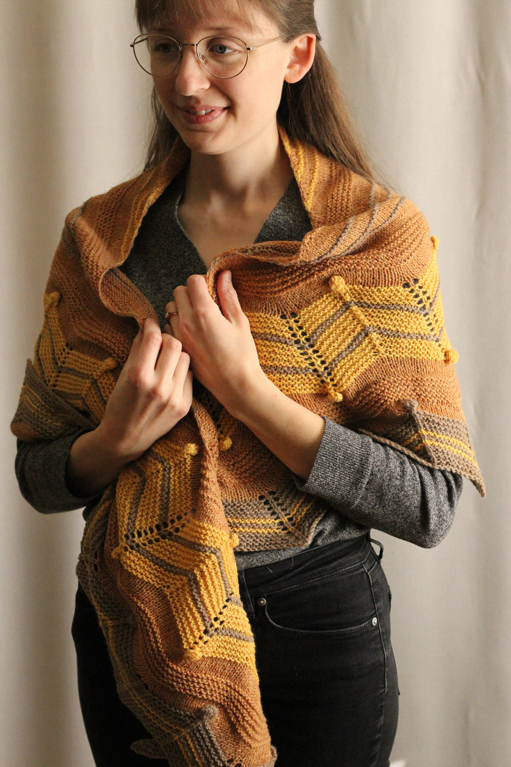 Rosie Cotton Shawl Knitting Pattern