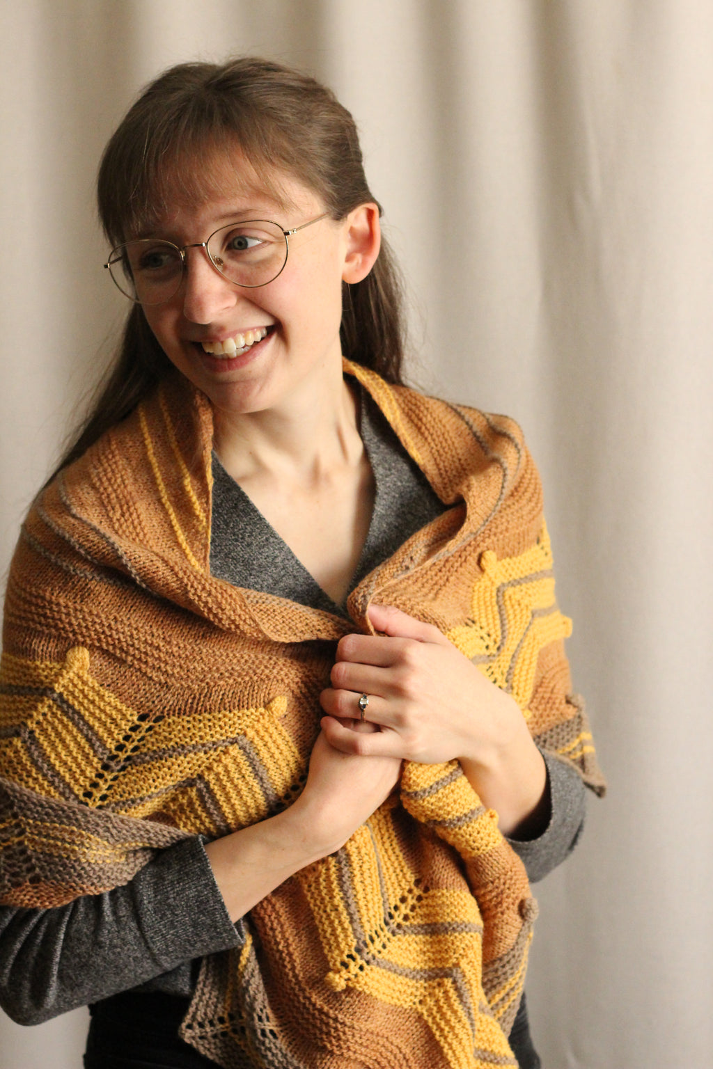 Rosie Cotton Shawl Knitting Pattern