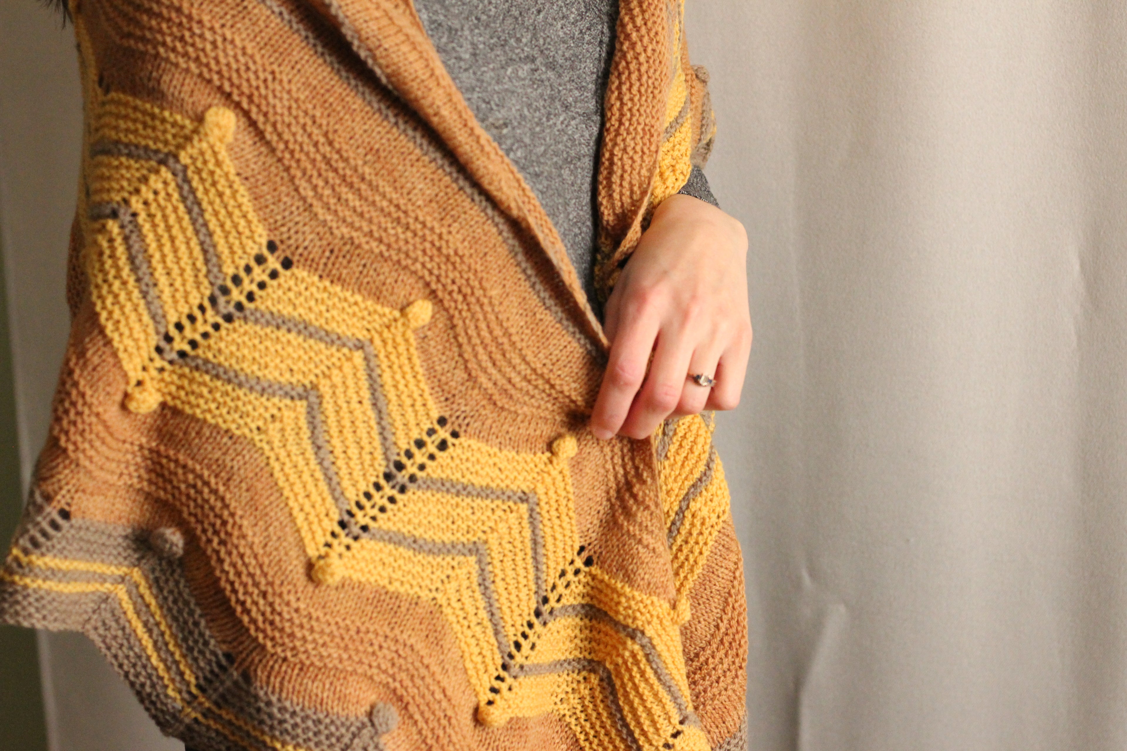 Rosie Cotton Shawl Knitting Pattern