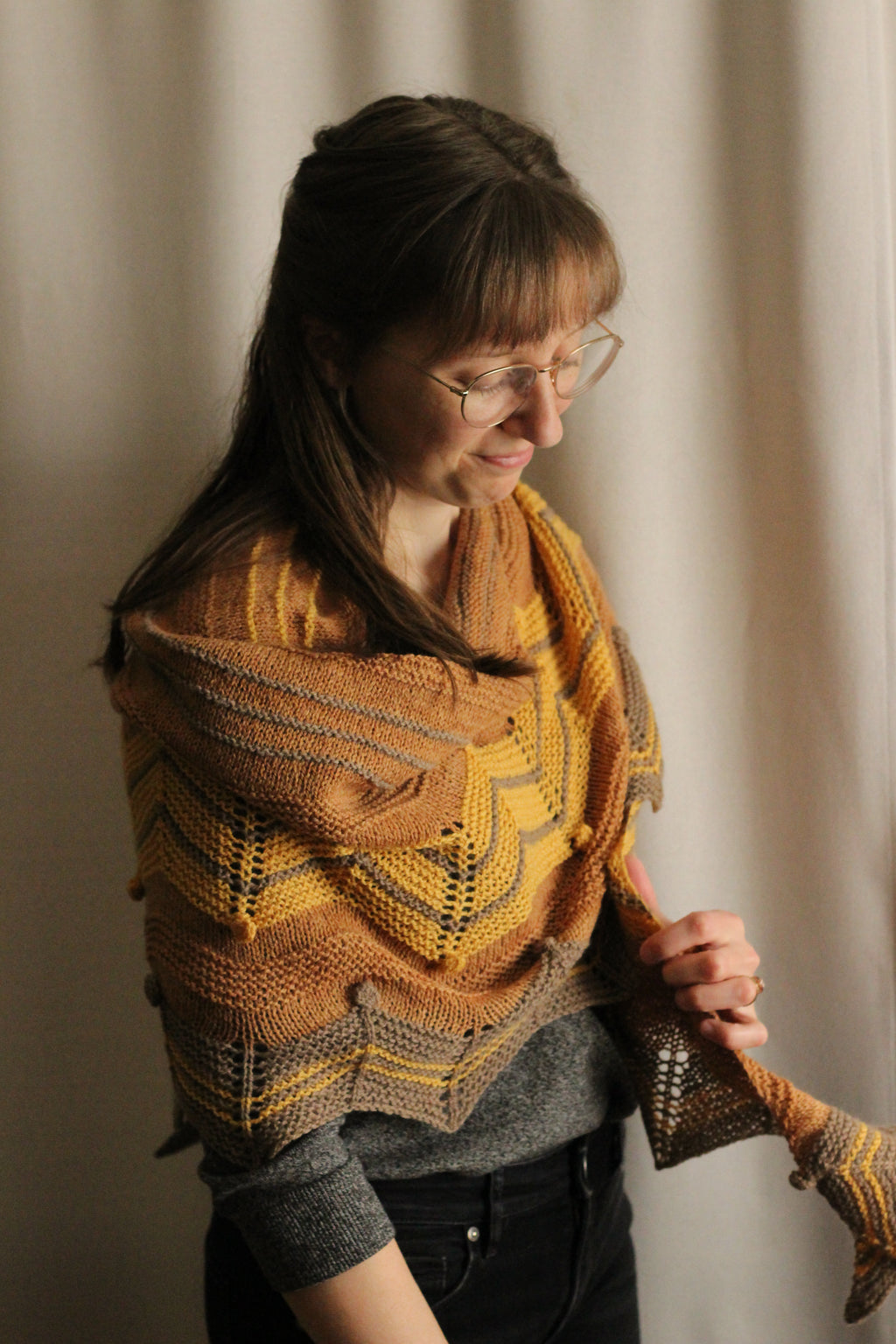 Rosie Cotton Shawl Knitting Pattern