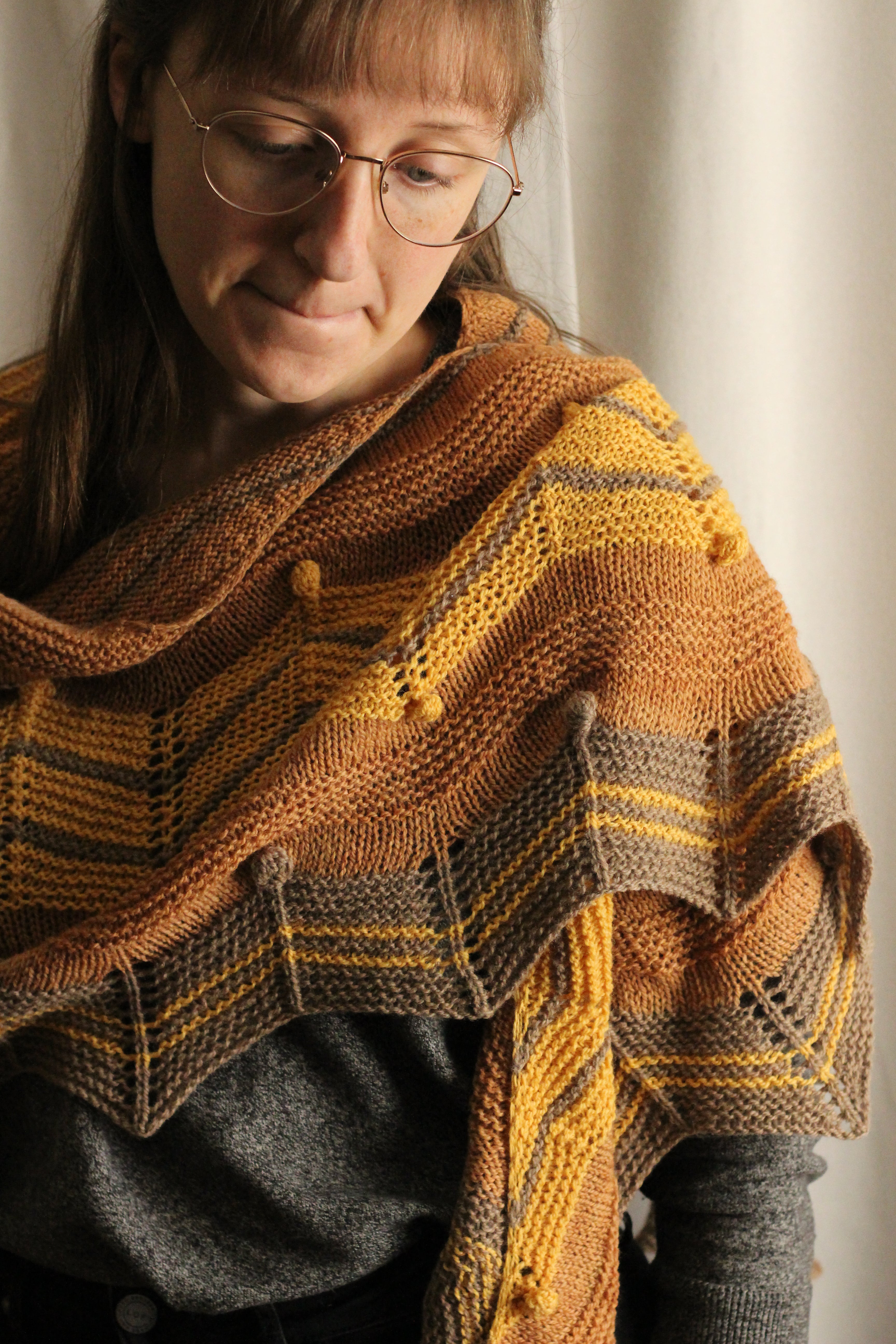 Rosie Cotton Shawl Knitting Pattern